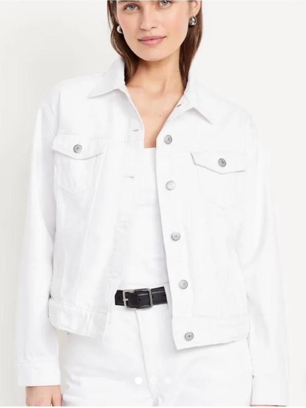 Old Navy White Women’s Denim Jacket